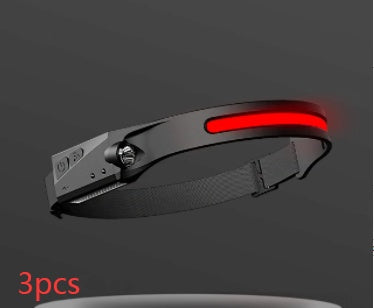 USB Rechargeable Waterproof COB LED Camping Headlamp